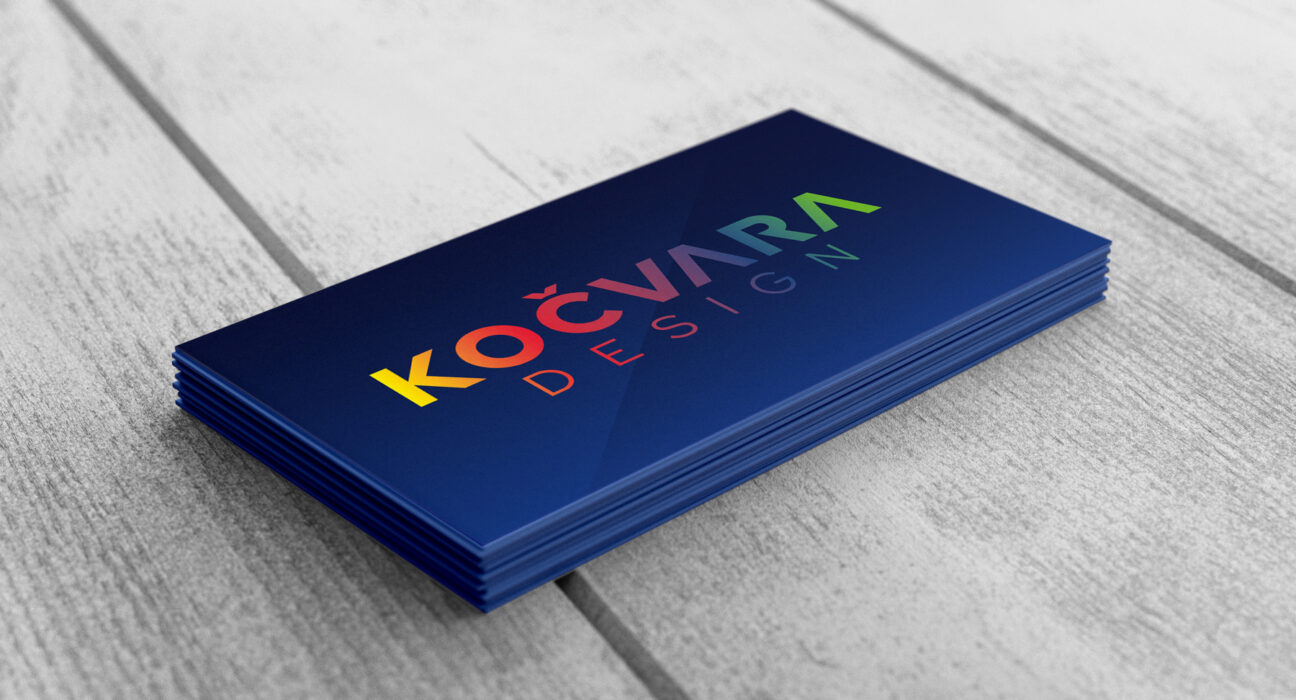 elegantní vizitka Kočvara Design