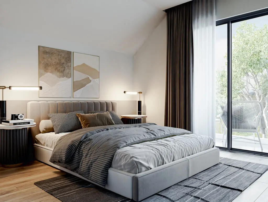 Amadeus vizual - realistická vizualizace ložnice